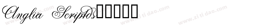 Anglia Script字体转换